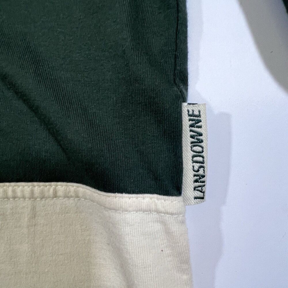 Landsdowne Collection Irish Rugby Shirt Long Sleeve Shamrock Crest Men's Small - Picture 6 of 11
